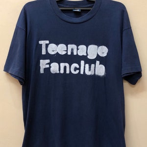 Vintage 90s Teenage Fanclub Bandtee T-Shirt Bjork Ride Oasis slowdive my bloody valentine spaceman 3 pj harvey sade radiohead