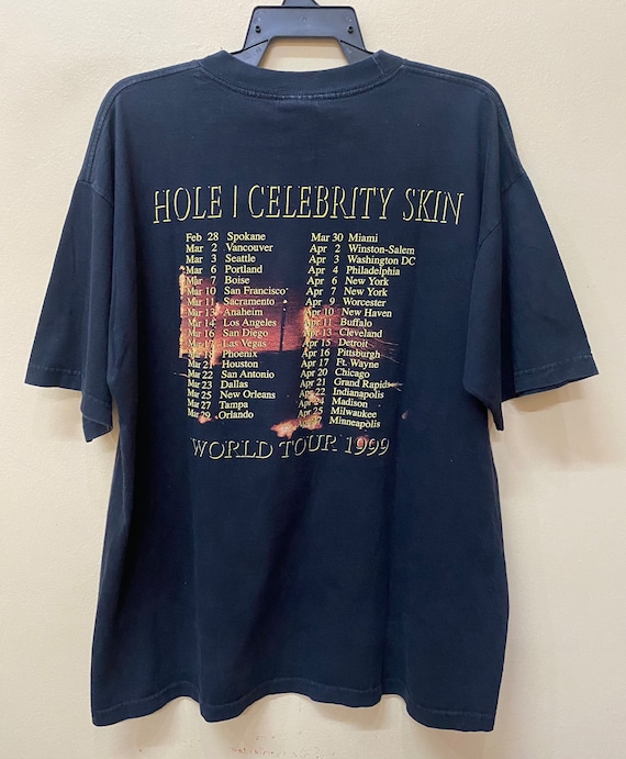 Vintage 90 Hole World Tour 1999 Bandtee Grunge Shirt - Etsy