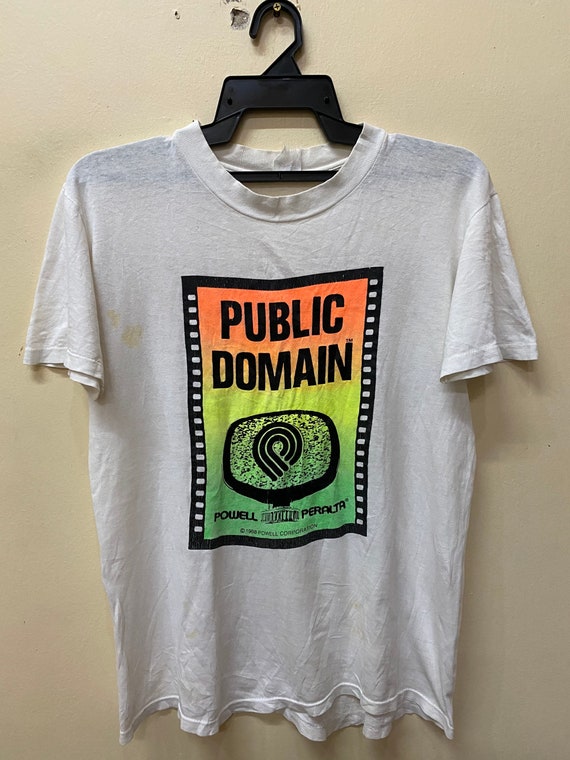 Vintage Powell Peralta Public Domain 1988 Skateboard Tshirt - Etsy