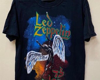 ミュージシャン 90's LED-ZEPPELIN T-shirt Vintage 90s Led Zeppelin The Song Remains the Same T-shirt