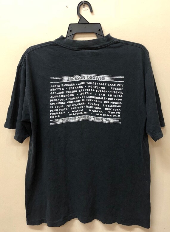 Vintage 90s Jackson Browne Tour T-shirt, USA Made - Etsy