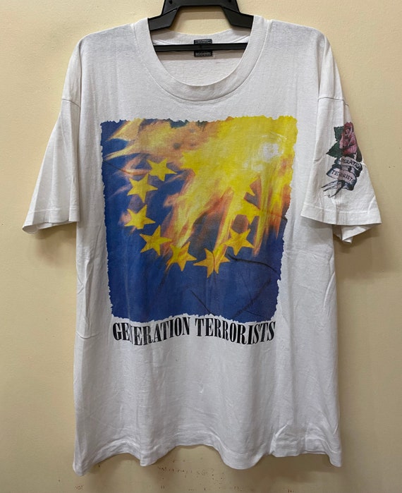 Manic Street Preachers シャツ Sサイズ Manic Street Preachers T-shirt, Vintage Rare Shirt, Suede