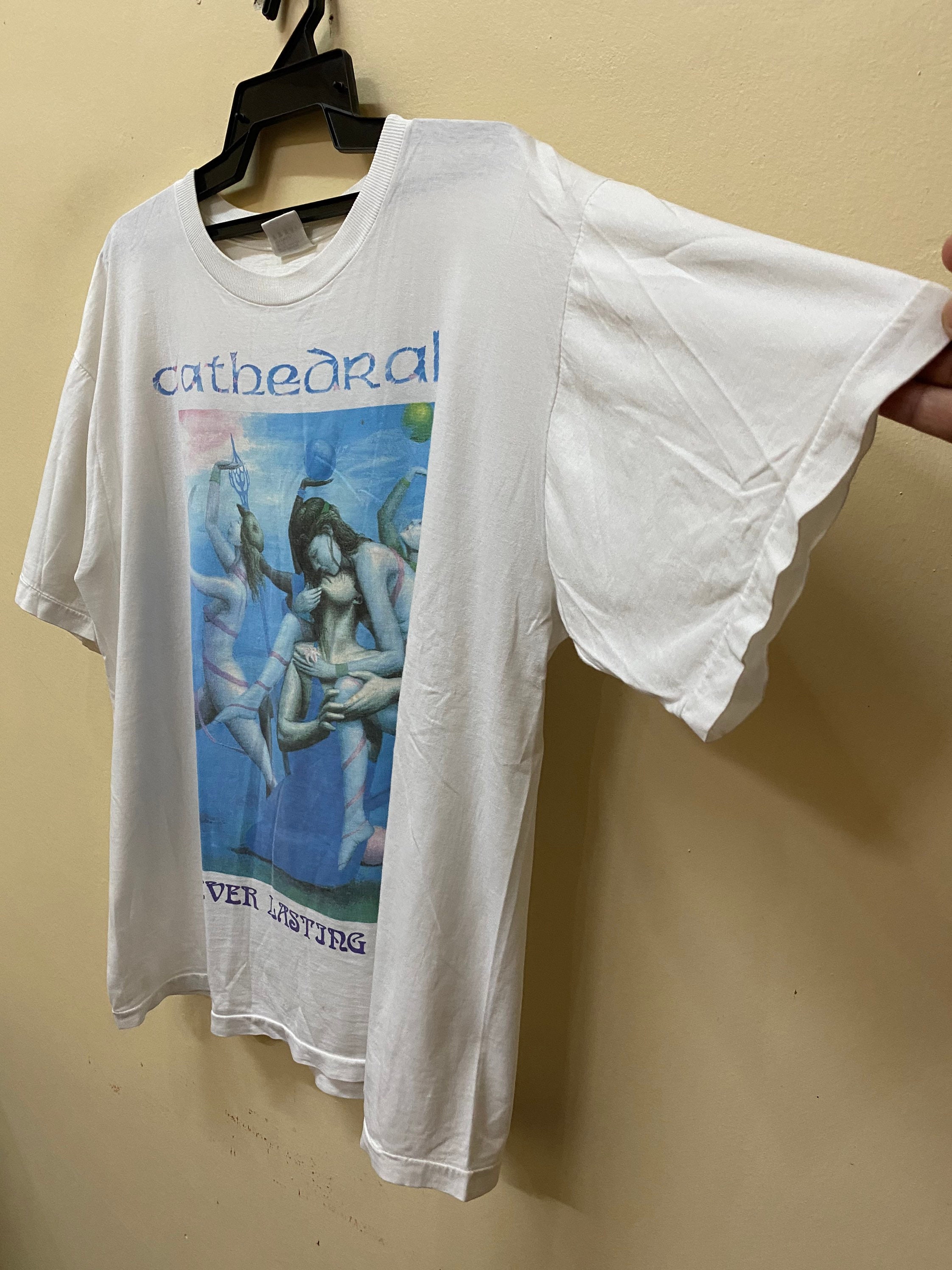 Vintage 90s Cathedral Printing by BRILLIANT Merchandising Band T