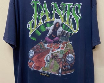 Vintage 90s Janis Joplin 1991 Band T Shirt - Etsy