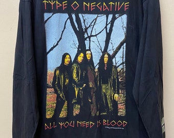 Vintage Type O Negative 1996 Bluegrape Longsleeve Shirt - Etsy
