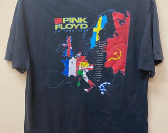 Vintage Pink Floyd on Tour 1989 T Shirt - Etsy