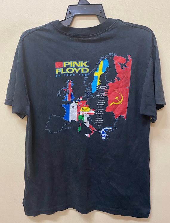 Vintage Pink Floyd on Tour 1989 T Shirt - Etsy Vintage Pink Floyd on Tour 1989 T Shirt - Etsy