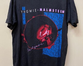 Vintage 90s Yngwie Malmsteen Heavy Metal Promo Music Tour