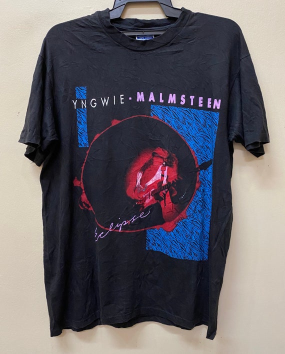 Vintage 90s Yngwie Malmstein Eclipse Tour t shirt