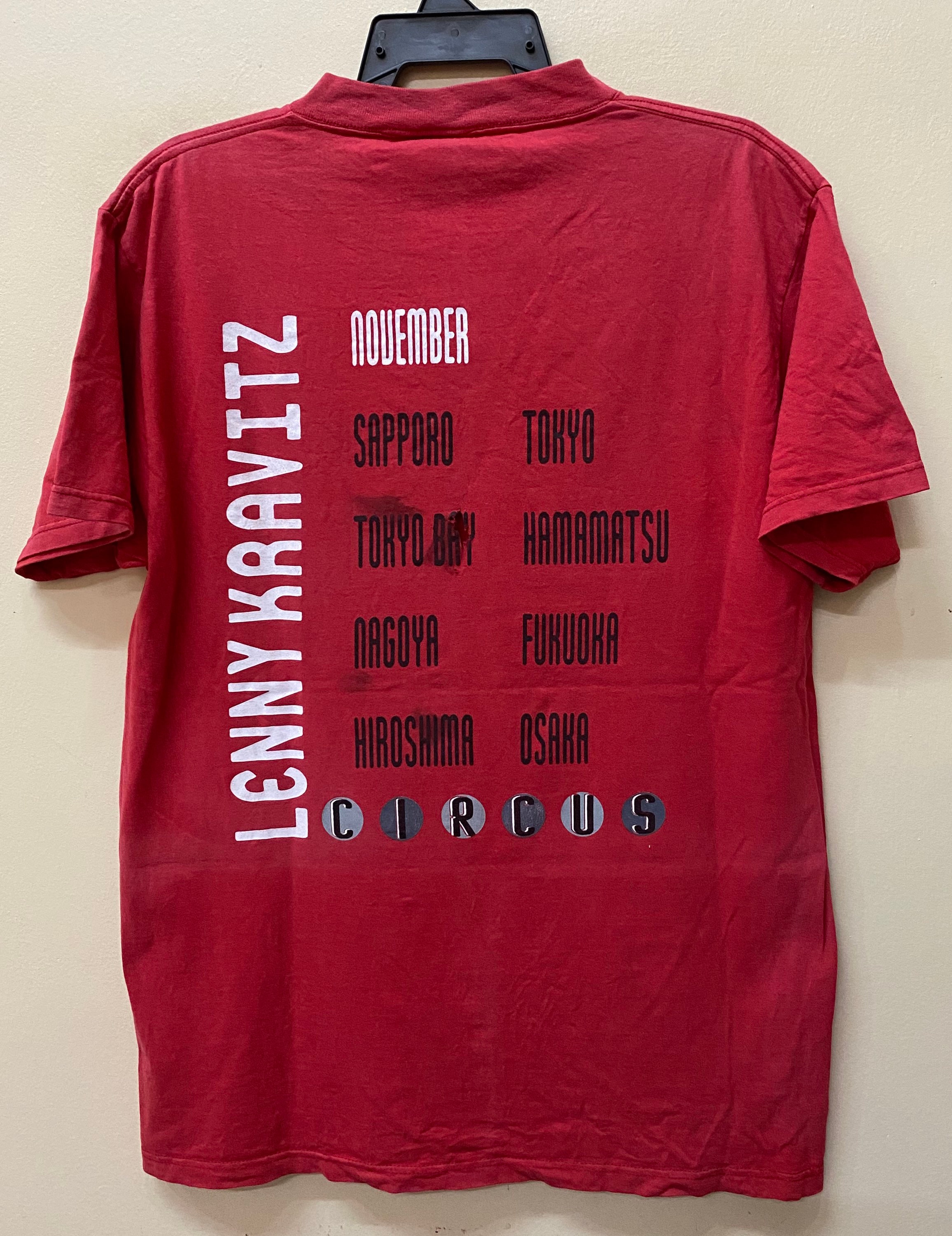 レニークラヴィッツ ツアー tシャツ USA製 ヴィンテージ 極美品