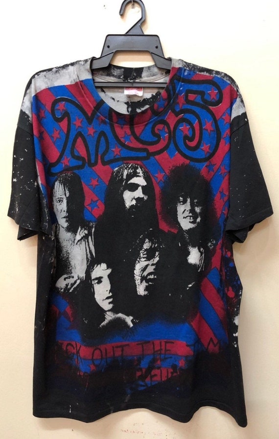 Vintage Mosquitohead MC5 Tshirt Acidwash overprin… - image 1