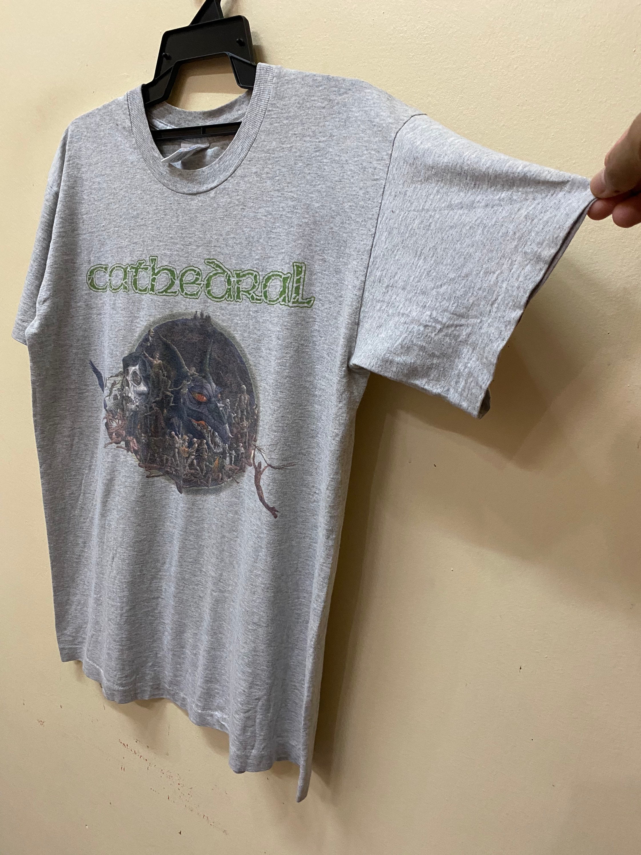 Vintage 90s Cathedral Supernatural Birth Machine T Shirt - Etsy