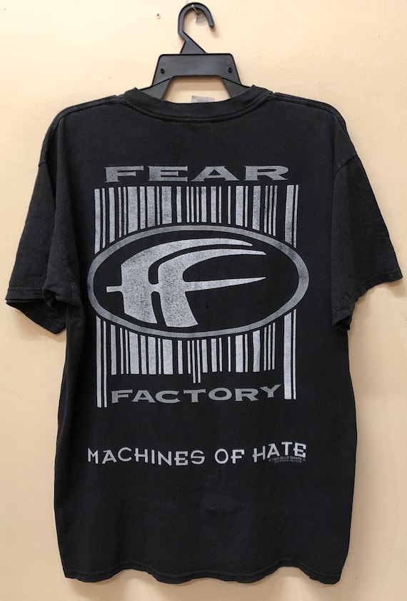 Vintage 90s Fear Factory 1996 Promotour Bandtee t… - image 1