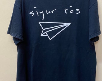 Vintage Sigor Ros bandtee shirt indie britpop post punk shoegaze grunge alternative new wave
