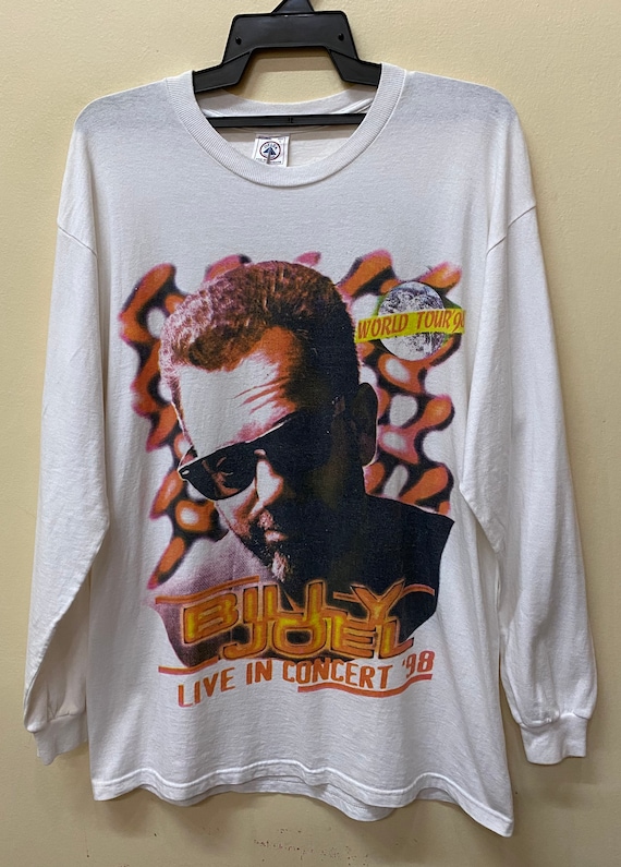 Vintage Billy Joel World tour 98 Longsleeve shirt - image 1