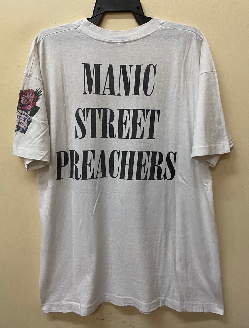 Vintage Manic Street Preachers Generation Terrorists T shirt image 2