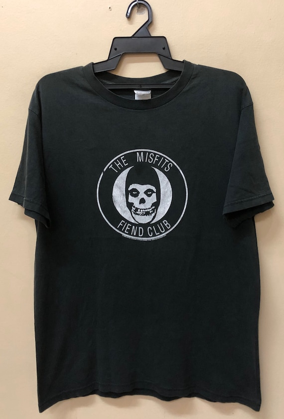 Vintage 90s The Misfits Fiend Club 1998 Tshirt Bad