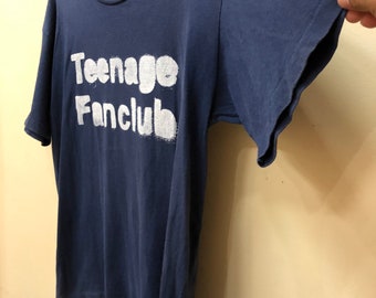 Vintage 90s Teenage Fanclub Bandtee T-shirt Bjork Ride Oasis