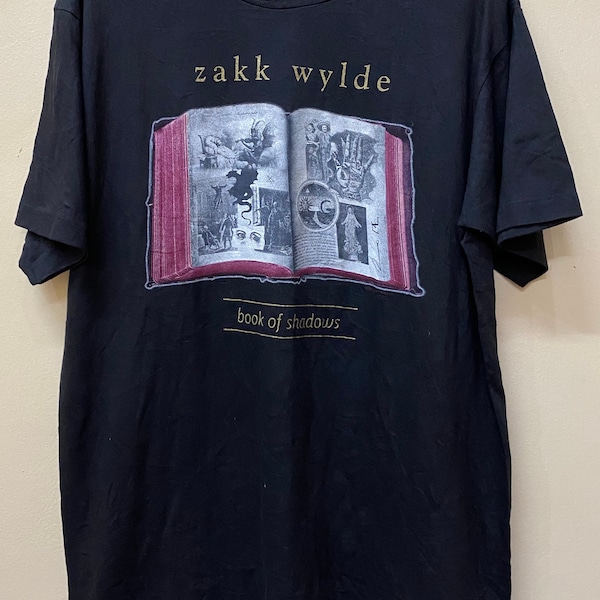Vintage 90s Zakk Wylde Guitarist Ozzy Osbourne T-shirt