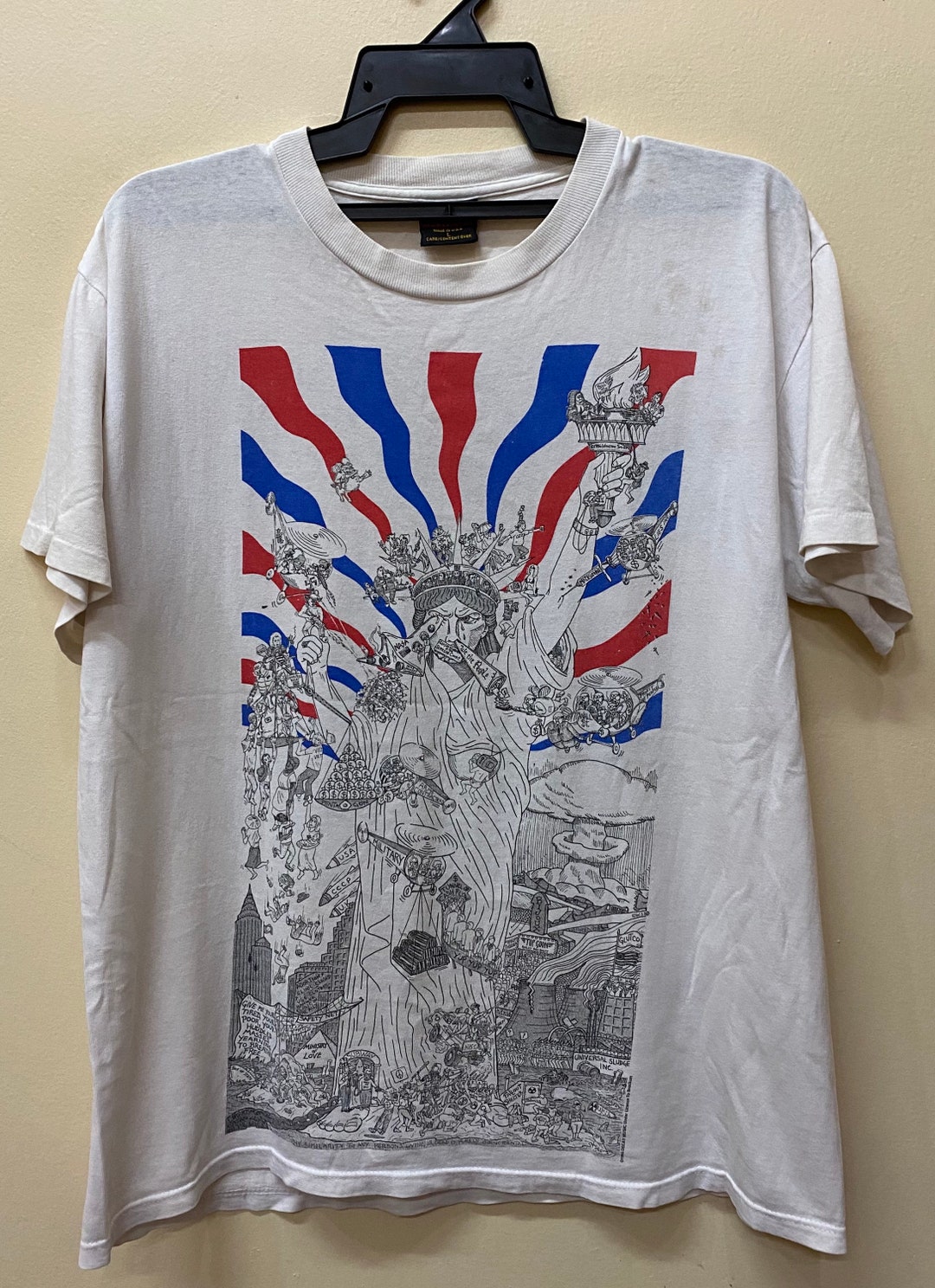Vintage 90s Dead Kennedys 1994 Punk Band T Shirt Black Flag Bad
