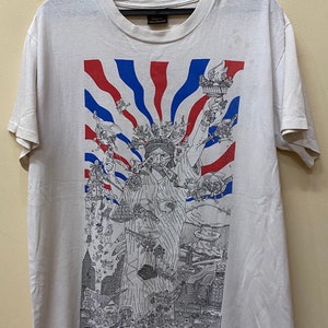 Vintage 90s Dead Kennedys 1994 Punk Band t shirt Black Flag Bad Brains Minor Threat  Fugazi The Cramps Blondie Misfits nofx ramones