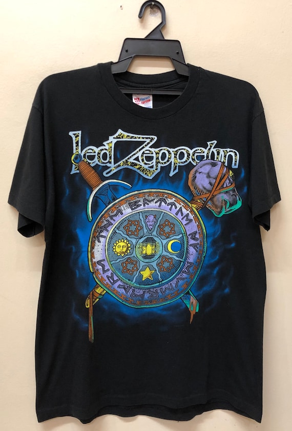 Vintage 90s Led Zeppelin 1994 T Shirt Dinosaur JR