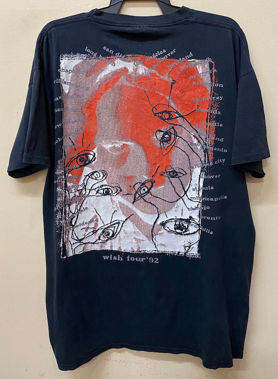 Vintage 90s the Cure Wish Tour 92 T Shirt - Etsy