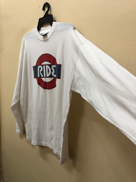 Vintage 90s Ride Shoegaze Band T-shirt Bjork Oasis Slowdive