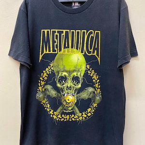 Rare!! Metallica Pushead No Leaf Claver 2001 T-shirt X L Heavy 