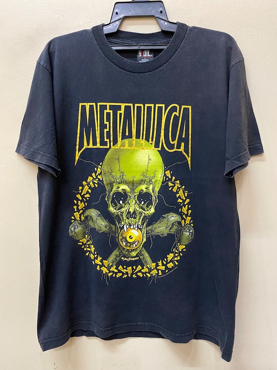 Vintage Metallica No Leaf Clover by Pushead Bandtee Shirt - Etsy