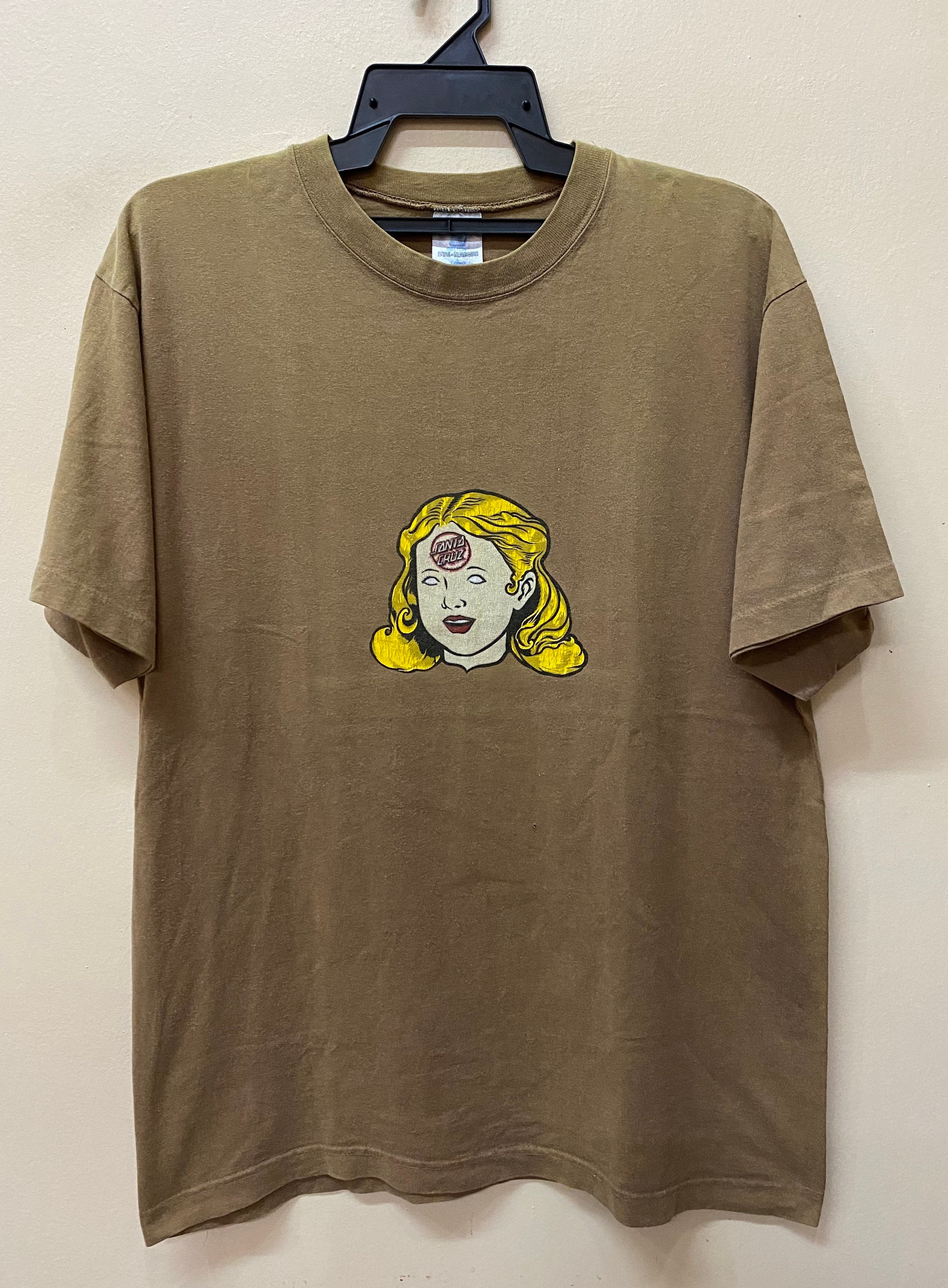 Vintage 90s Santa Cruz Skateboards RARE T Shirt - Etsy