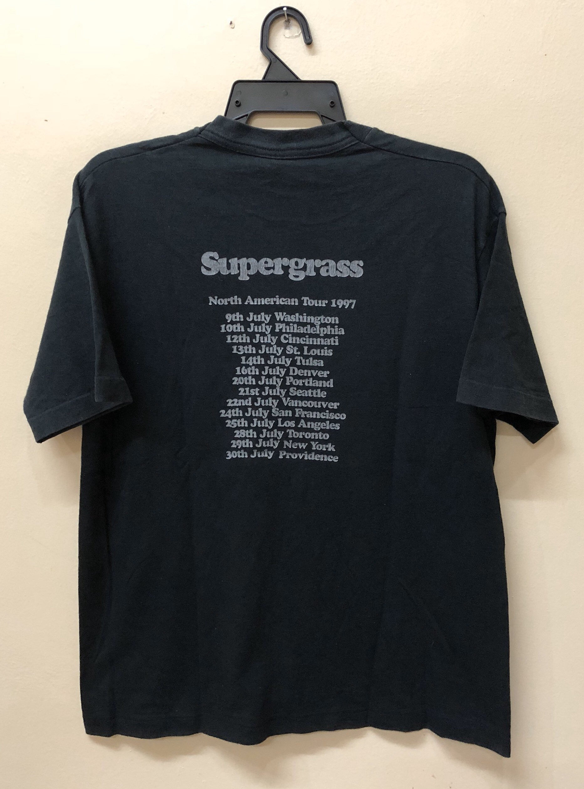 Vintage 90s Supergrass North American Tour T-shirt - Etsy UK