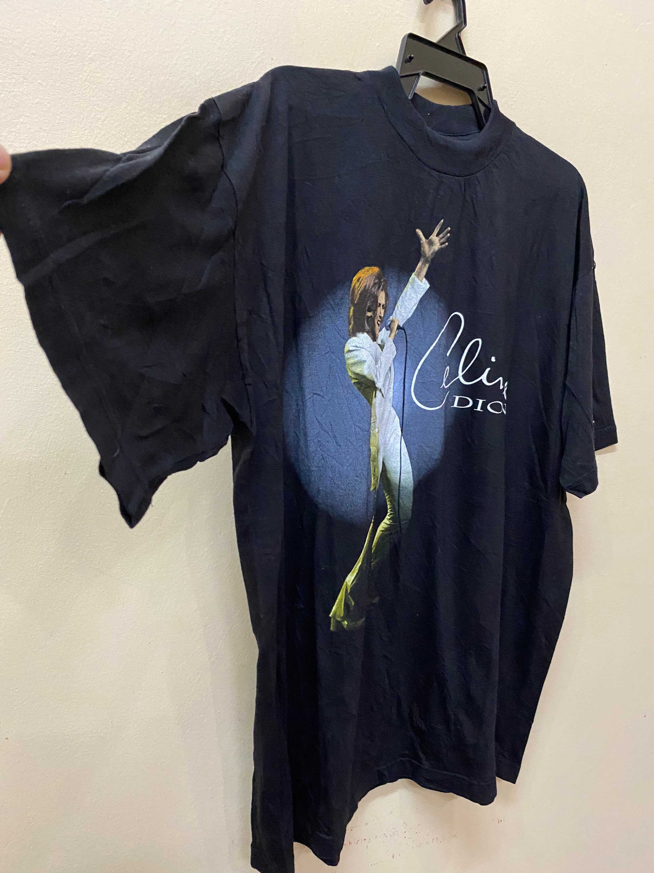 Vintage 90s Celine Dion 1996 Five Star Artis T Shirt 