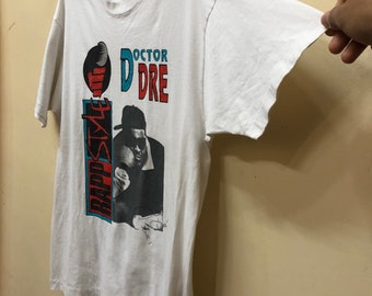 Vintage 90s Dr Dre T-shirt, RAPP STYLE Graphikz, XL - Etsy