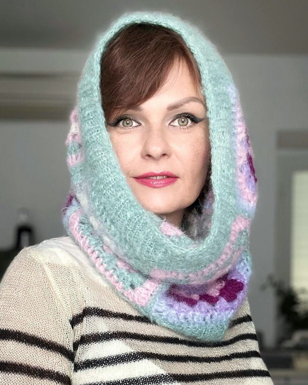 Granny Square Crochet Pattern Granny Square Crochet Cowl Etsy granny-square-crochet-pattern-granny-square-crochet-cowl-etsy
