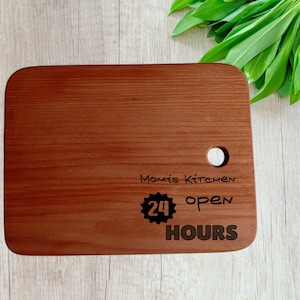 Custom Wooden Cutting Board Handmade from beech wood for bread meat cheese
