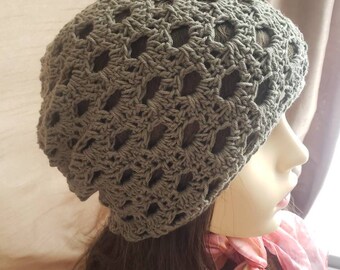 Slouchy Beanie Summer Hat Sun Hat Women Crochet Hat