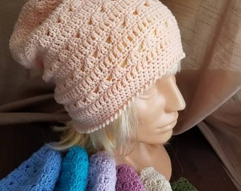 Summer Spring Slouchy Beanie Women Hat Crochet Hat