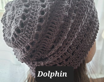 Summer Slouchy Beanie Women and Men Crochet Hat