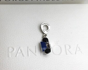 100/% 925 Sterling Silver with Black Enamel Charm Fits DIY Bracelets Necklaces Disney Parks Cute Doll Dangle Charm