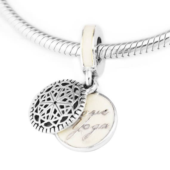 Yoga Pendant Charm 100% 925 Silver con encanto - Etsy