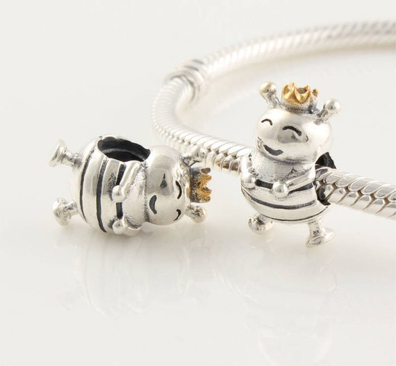 Queen Bee Charm Two Tone Charm 100 