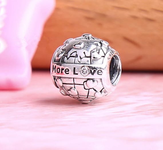 Día de San Valentín 2018 Club charm 100% Silver - Etsy España