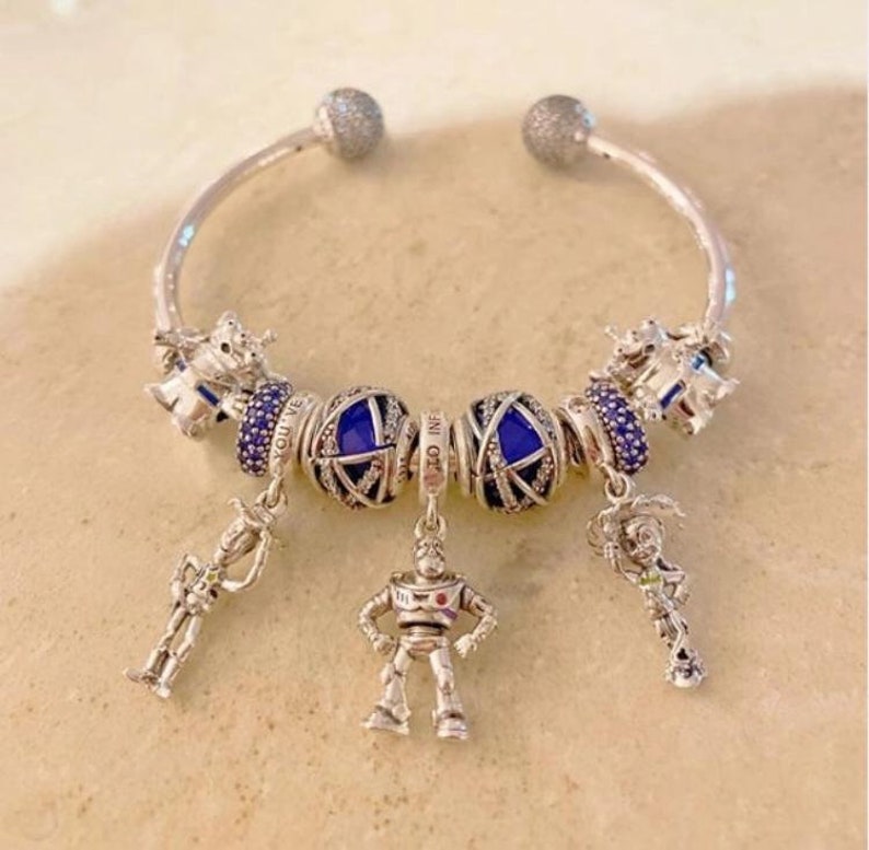 Disney Pixar Toy Story Charms Woody Jessie Alien Buzz Etsy