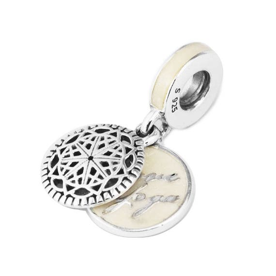 Yoga Pendant Charm 100% 925 Silver con encanto - Etsy