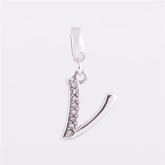 pandora alphabet v charm pandora alphabet v charm