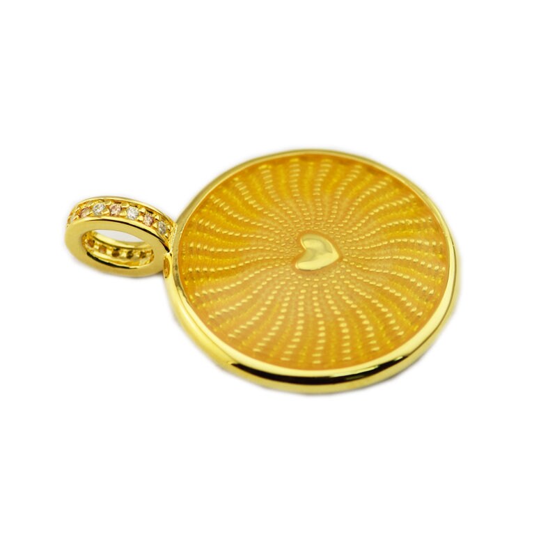 Rays of Sunshine Pendant Charm 100% 925 
