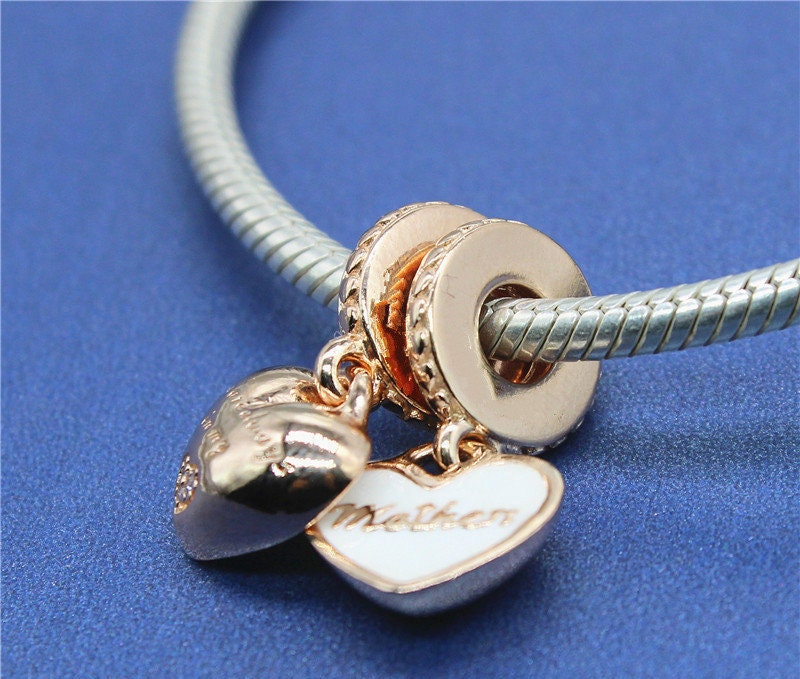 Dangle Charm Rose™ Enamel 