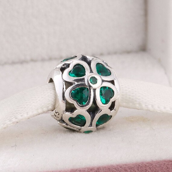 Lucky Clover Charm 925 Sterling Silver 