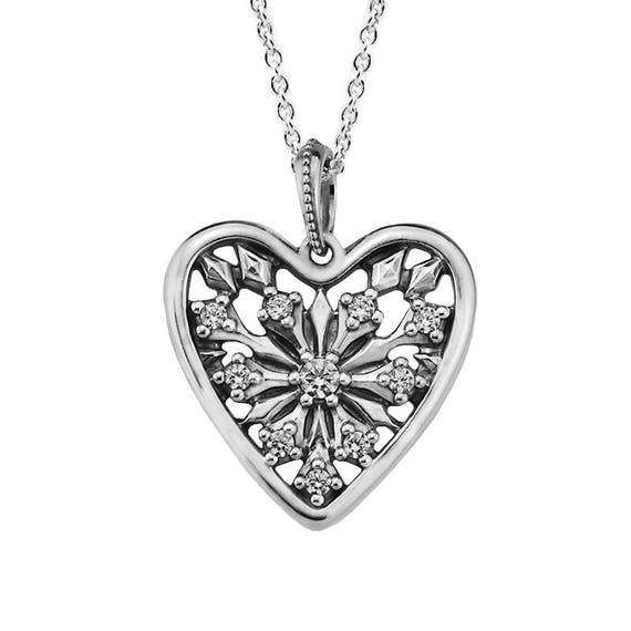 dør spejl Continental foran Heart of Winter Collier Necklace Pendant & Necklace 45cm 100% - Etsy